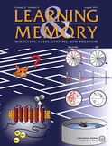 Cover of Learning & Memory, featuring study using the protocol.