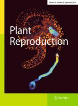Cover of Plant Reproduction, featuring study using the protocol.