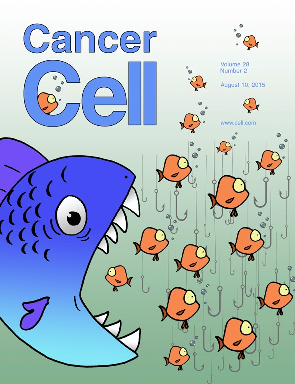 Cover of Cancer Cell, featuring study using the protocol.