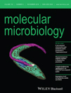 Cover of Molecular Microbiology, featuring study using the protocol.