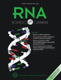 Cover of RNA, featuring study using the protocol.