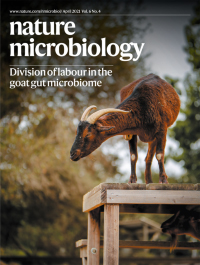 Cover of Nature Microbiology, featuring study using the protocol.