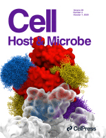 Cover of Cell Host & Microbe, featuring study using the protocol.