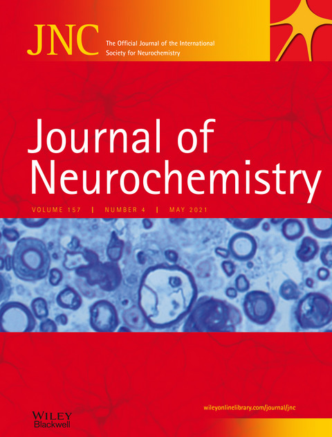 Cover of Journal of Neurochemistry, featuring study using the protocol.