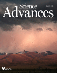 Cover of Science Advances, featuring study using the protocol.