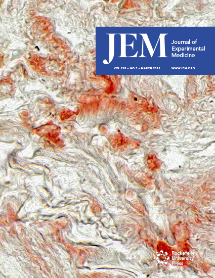 Cover of The Journal of Experimental Medicine, featuring study using the protocol.