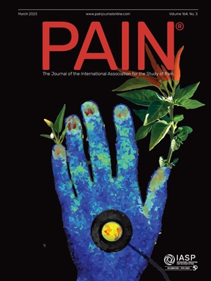 Cover of Pain, featuring study using the protocol.