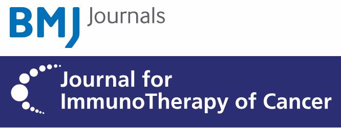 Cover of Journal for ImmunoTherapy of Cancer, featuring study using the protocol.