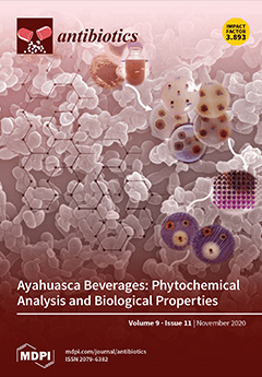 Cover of Antibiotics, featuring study using the protocol.